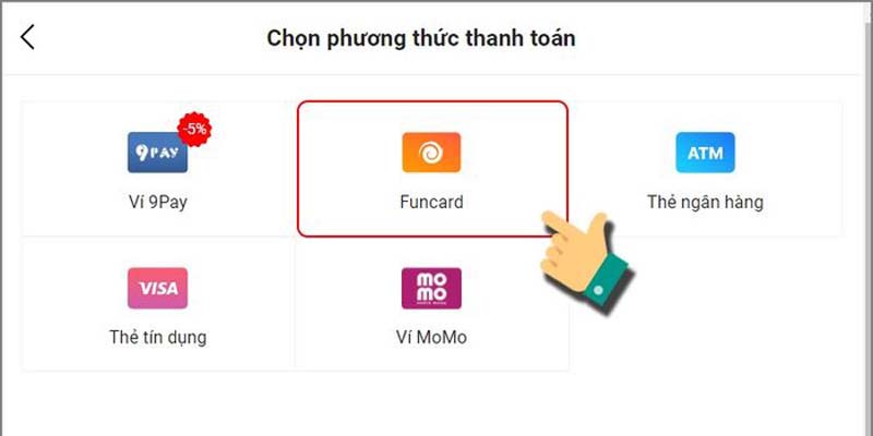 Thực hiện quy trình nhanh chóng tại màn hình trang chủ